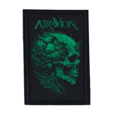 Greey Logo (front print only) - PR01 Portrait 8cm x 12cm Rectangle Sew-On Patch Thumbnail