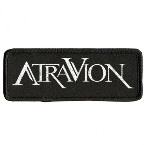 White Logo - PR03 12cm x 4cm Rectangle Sew-On Patch Thumbnail