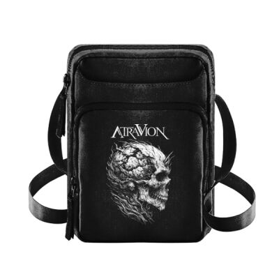 White Skull (front print only) - BG30 Across Body Bag Thumbnail